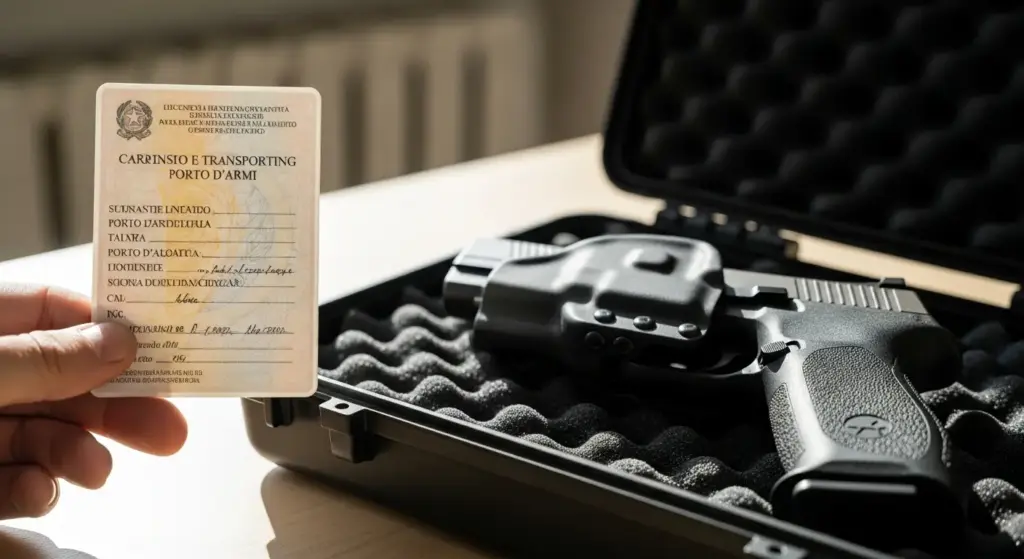Porto e trasporto dell’arma: cosa è consentito e come comportarsi